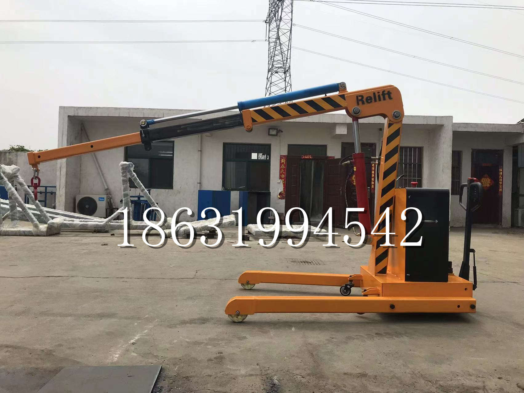 饶阳县久征定做3吨三轮随车吊 农用园林绿化移树吊 平板工程用小吊机